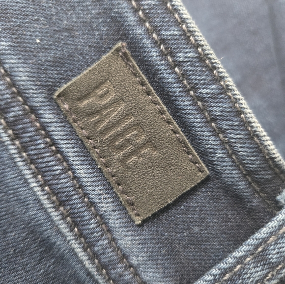 Paige Anessa Wide Leg High Rise Cropped Pleated Jeans - Picture 5 of 11